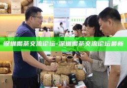 深圳茶文化交流论坛，最新动态与品茗心得分享